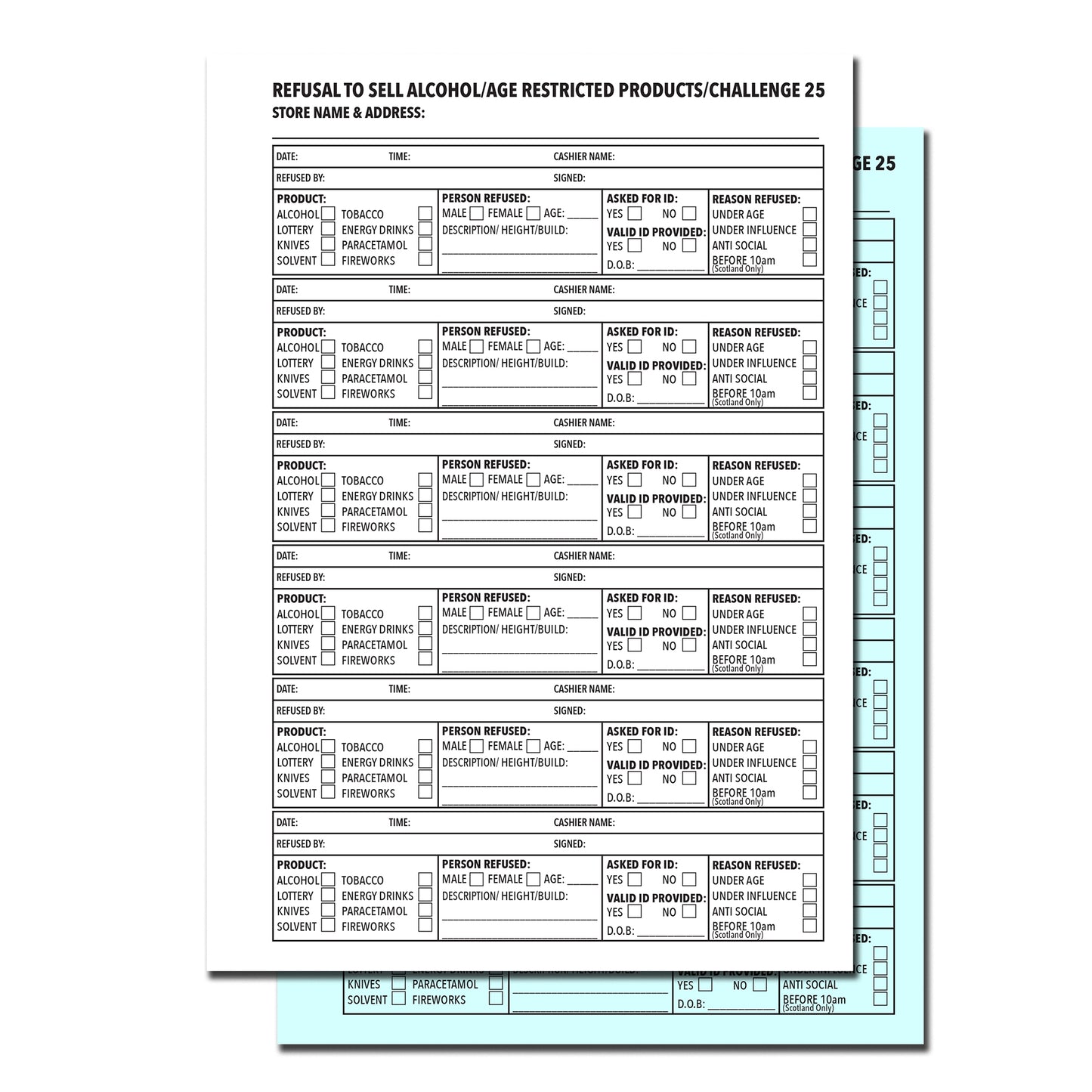 NCR Abfallumschlagbuch A5 Duplikat